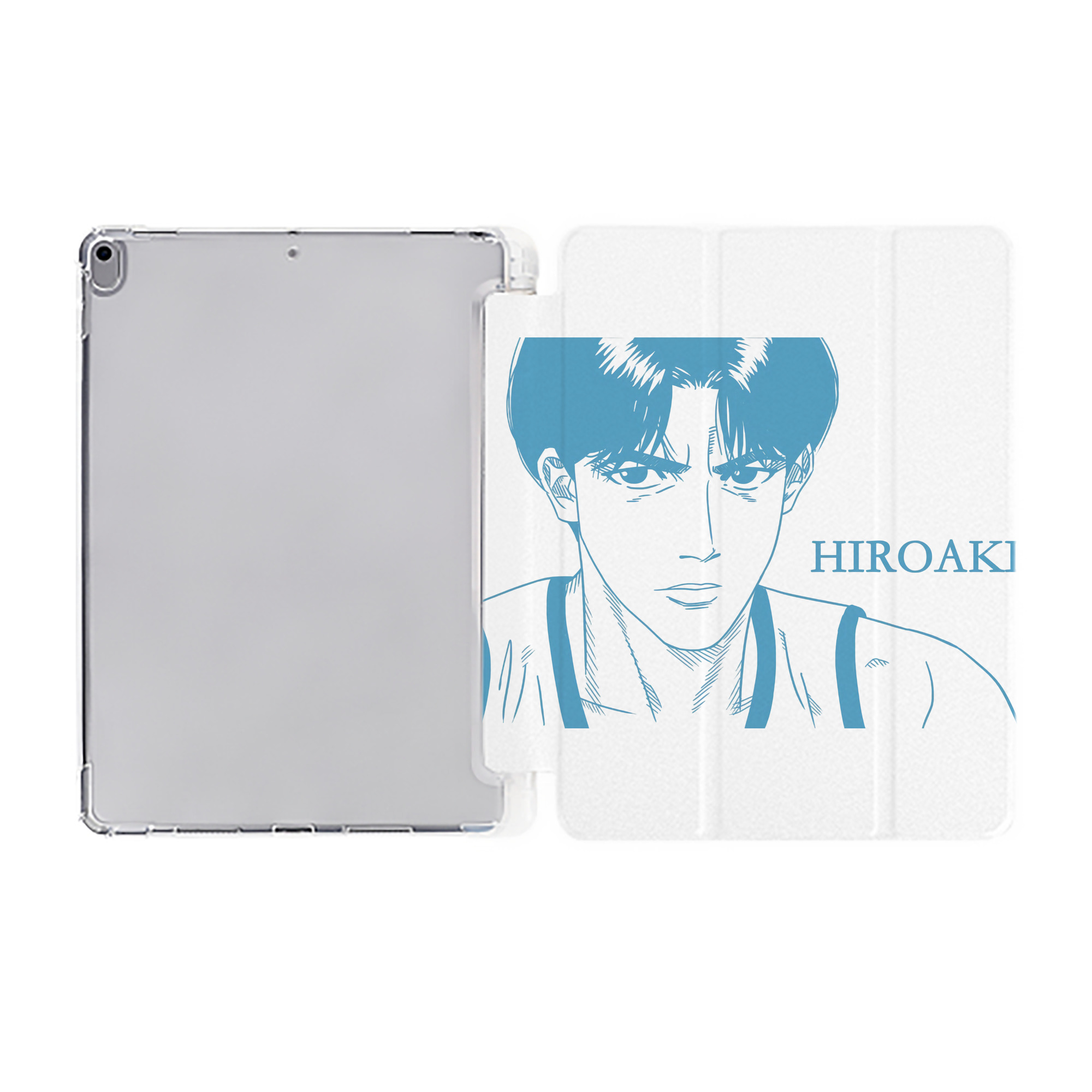 （画像用） SLAM DUNK／スラムダンク IPad ケース ペン収納付き 三つ折りスタンド PUレザー×シリコン 対応機種9.5/10.5/10.9インチ